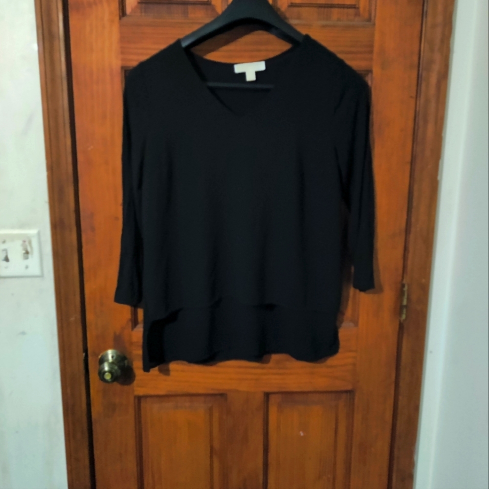 Michael michael kors women's blouse size large black